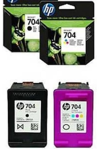 Hp 704 Siyah Cn692Ae Hp 704 Renkli Cn693Ae Kartuş Seti Hp Deskjet 2060