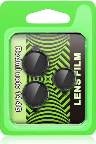 Mey İthalat Redmi Note 14 4g Raze Metal Kamera Lens - Siyah
