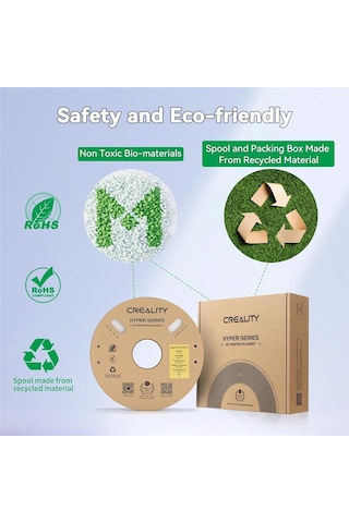 Creality Hyper Petg Siyah Filament 1.75mm 1kg - Urhanshop Gönderimli