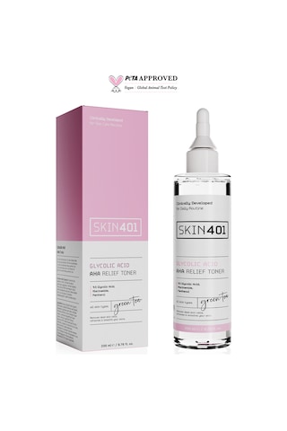 Skin401 %5 Glikolik Asit Aydınlatıcı Etkili & Leke Karşıtı Tonik Tonik 200ml