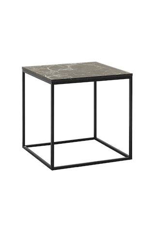 Profile Köşe Sehpa - Mermer Desenli 50x52x50 Cm Gxyxd