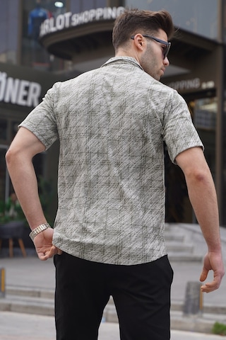 Madmext Erkek Mint Yeşili Klasik Yaka Regular Fit Kısa Kollu Gömlek 5583 Mint Yeşili