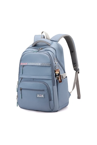 Yifomall Kadınlar İçin Hafif Nylon Sırt Çantası, Özel Tasarım Askılar, Çift Taraflı Cepli, Organize Bölmeli, Okul Ve Günlük Kullanıma Uygun Mavi Rengi Çok Renkli