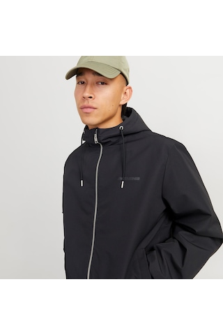 Jack&jones Legacy Light Hood Erkek Siyah Kapüşonlu Ceket Siyah
