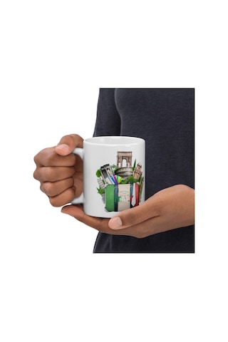 İtalya Kupa Bardak 2 Adet Seyahat Hatıra Italy Mug