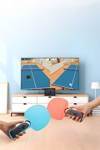 Nintendo Switch 2 Spor Oyun Kiti Kontrolcü Aksesuar Seti Joy-con Uyumlu Raket Boks Ve Bileklik