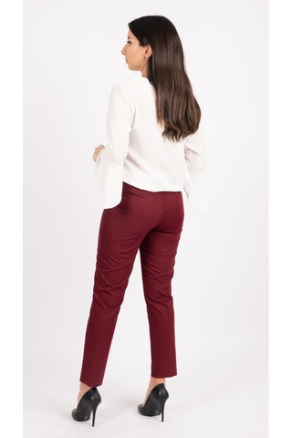Soralline Bayan Bordo Pantolon Bilekte 1683 Bordo