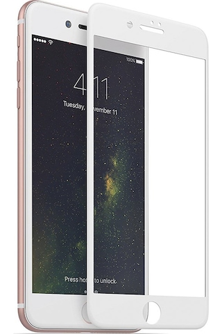 Nettech Apple Uyumlu iPhone 6s Plus Ön Koruma Seramik Nano Ekran Koruyucu - Beyaz