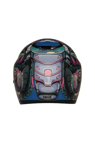Free-M Motosiklet Kaskı Uyumlu Ce Onaylı Material Güneş Vizörlü Kask Çok Renkli