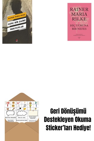 Genç Bir Şaire Mektuplar + Bütün Öyküleri - Rainer Maria Rilke + Okuma Sticker'ları