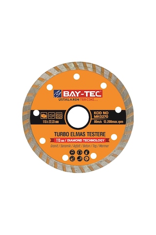 Baytec Turbo Elmas Testere 180 Mm Mk0280
