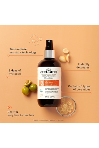 Curlsmith Moisture Memory Nemlendirici Durulanmayan Sprey Saç Kremi 237ml