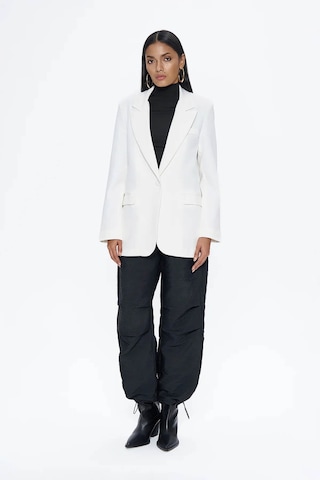 Quzu Ekru Kadın Blazer Ceket 50873