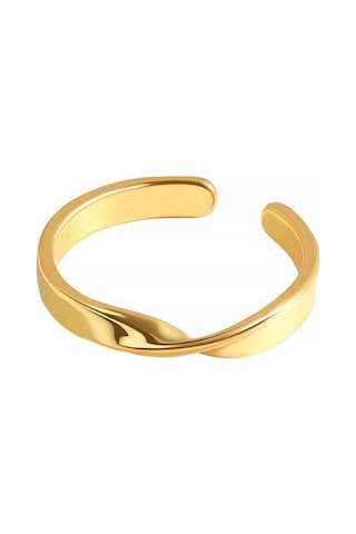 Chavin 3 Mm. Çelik Ayarlanabilir Gold Bayan Yüzük Eu83sr Altın