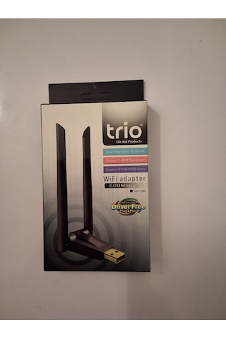 Trio Wifi Adaptör 600mbps Çift Anten