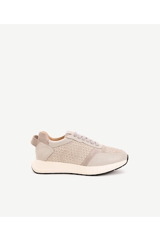 Yargıcı Triko Detaylı Sneakers 25ykay4084x 005 Gri