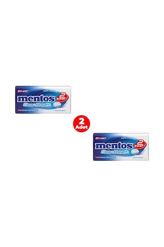 Mentos 2 Saat Clean Breath Nane Aromalı Şeker 35 G 2 Adet