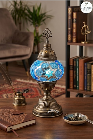 Şarjlı Masa Lambası Mavi - 801341828 Mavi