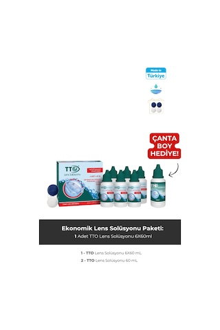 Lens Solüsyonu 6x60 Ml+tto 60 Ml Çanta Boy Hediye