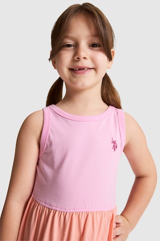 U.S. Polo Assn. Kız Çocuk Pembe Elbise Örme 50325651-vr041