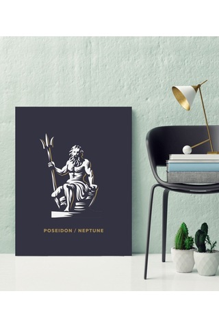 Poseidon Ahşap Tablo 8mm