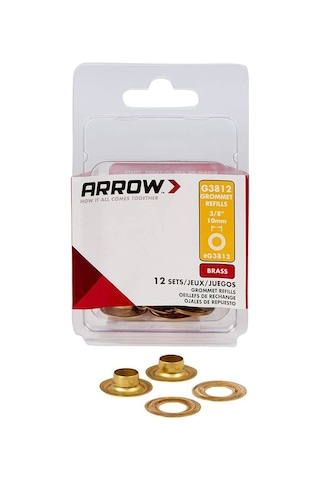 Arrow G3812 10mm Pirinç Kuşgözü Perçin Fr G3812