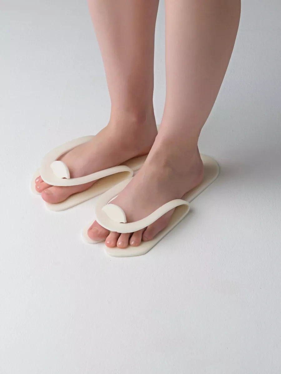 Cistov'e Terlikler Parmak Arası Terlikler Tek Kullanımlık 25 Çift 5 Mm 24441585