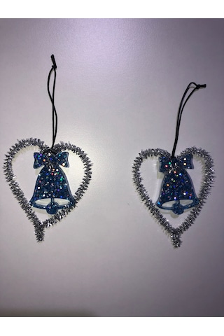 Gümüş Simli Yılbaşı Çam Ağacı Süsü