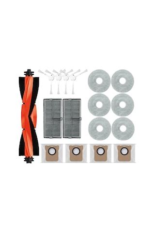 Leasetake Xiaomi Mijia M30s D103cn Robot Süpürge Yedek Parçaları Ana Yan Fırça Hepa Filtre Paspas Bezi Toz Torbası Aksesuarları