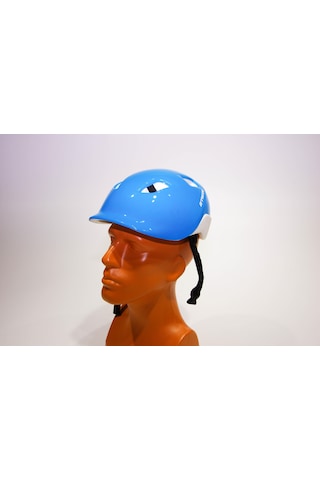 Çocuk Bisiklet, Paten,Kaykay Kaskı Btwin Mavi S-48/52CM