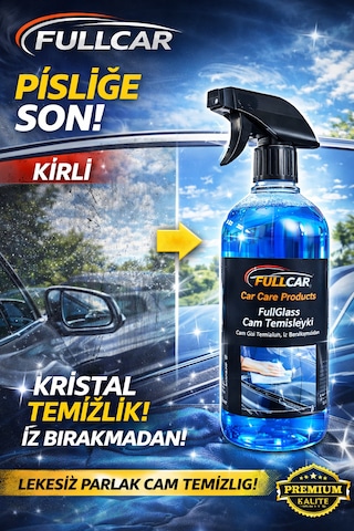 Fullcar Fullglass Cam Temizleyici 500 Ml