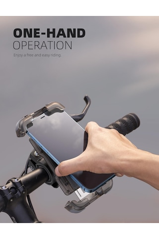 Lamicall Motosiklet Ve Bisiklet Telefon Tutucu Ayarlanabilir Bp03t Transparan