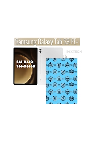 Samsung Galaxy Tab S9 Fe+ Plus 12.4 İnç Sm-x610 Sm-x616b Uyumlu Kırılmaz 9h Nano Esnek Cam