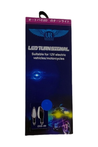 Motosiklet Led Sinyal Lambası 12v Su Geçirmez Universal Zxd-69 2