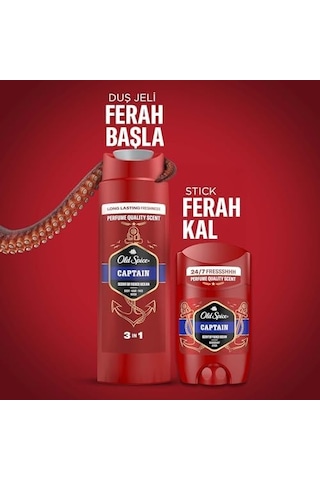 Old Spice Modern Hediye Seti: Deodorant Stick 50 Ml + Duşjeli 250 Ml
