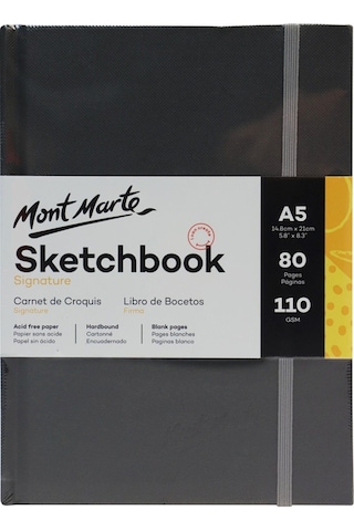 Mm Ciltli Eskiz Defteri Signature 110gr A5 Çok Renkli