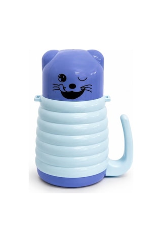 Çocuk Çelik Matara - Emojili - 350 Ml - Mavi - 200339 Diğer
