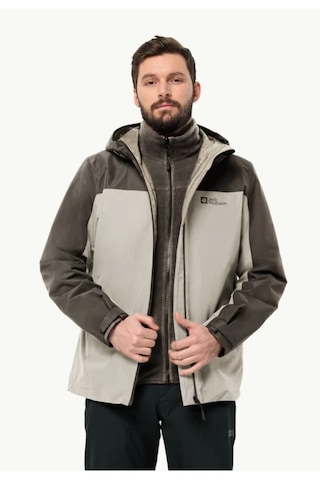 Jack Wolfskin 1115311 A0029 Taubenberg 3ını Jkt M Erkek Outdoor Ceketi Bej Bej