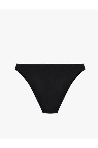 Koton Metal Toka Detaylı Klasik Bikini Altı Siyah 6sak00087mm