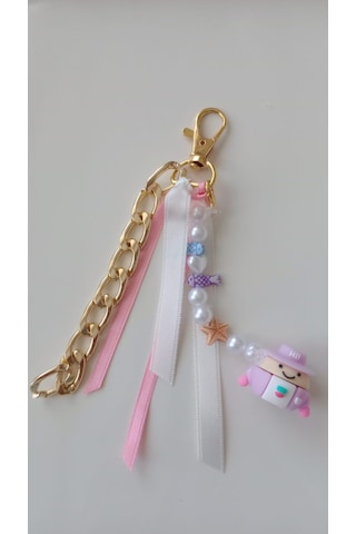 Wisheratelier Renkli Boncuk Ve Kurdela Detaylı Çanta Charmı-anahtarlık Çok Renkli Wisheratelier Renkli Boncuk Ve Kurdela Detaylı Çanta Charmı-anahtarlık Çok Renkli