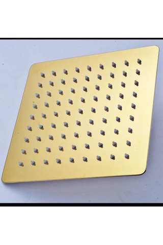 İsaoğlu Yapı Gold Duş Seti Altın Duş Sistemi Büyük Metal Tepe Duş Yağmurlama Sistem Batarya Dahil Set Gold