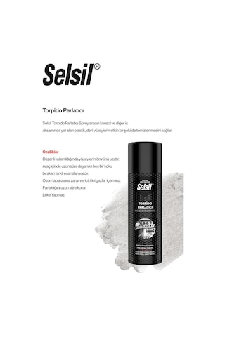 Selsil 200 Ml 25 Al 23 Öde Torpido Parlatıcı Sprey, Ve Rosie Pamuk 1 adet