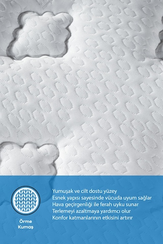 Micado Double Soft Pocket Yaylı Torba Yaylı Yatak Çift Kişilik