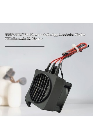Dancemonkey Ptc Seramik Kuluçka Isıtıcısı, 220v 300w, Fanlı, Elektrikli, Konforlu Isınma