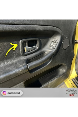 Autopit 3d Bmw E36 Uyumlu Kapı Kolu Çerçevesi Sağ-sol Takım Oto Kapı Kolu Çerçevesi