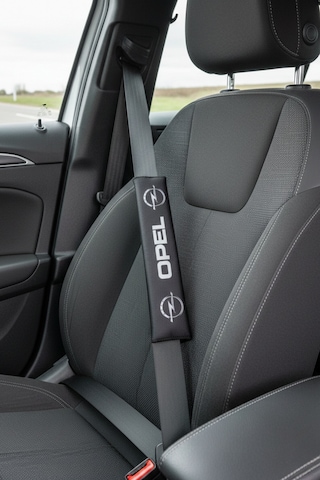 Opel Logolu Siyah Dijital Baskılı Araç Emniyet Kemer Pedi 2 Li Set - Konforlu & Şık Kemer Koruyucu