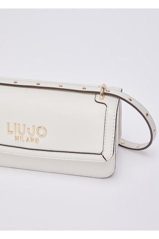 Liu.jo Aa6073e1012 Leather Kadın Omuz Çantası Krem