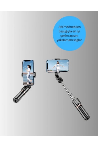 Bluetooth Lu Işıklı Selfie Çubuğu Katlanabilir, 130 Cm Çok Renkli