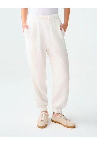 LOFT Regular Fit Kadın Pantolon Lf2031406 Q1.v1 Beyaz