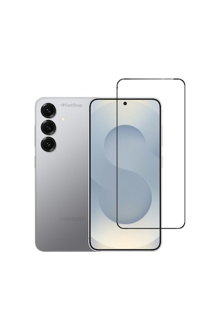 Samsung Galaxy S25 Uyumlu Tam Kaplayan Darbeye Dayanıklı Kırılmaz Cam Seramik Ekran Koruyucu